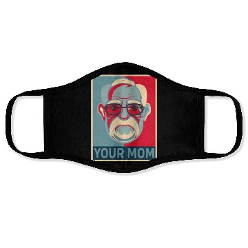 Discover Funny Sigmund Freud Psychology Psychologist Face Masks