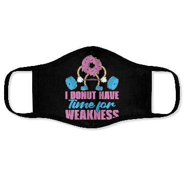 Discover Fitness Donut Donut Gym Face Masks