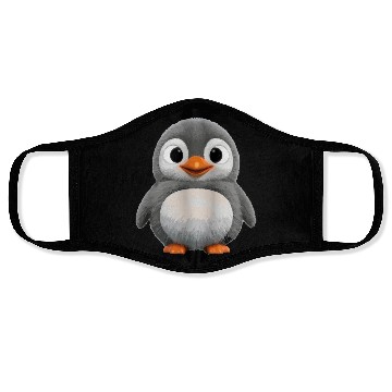 Discover penguin animals design Face Masks