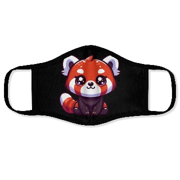 Discover Playful Red Panda Cartoon Face Masks