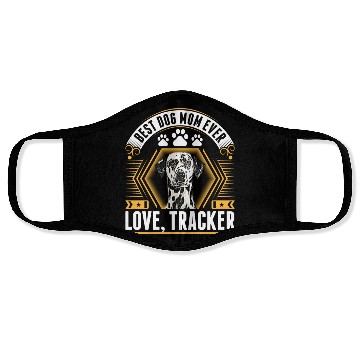 Discover Best Great Dane Dog Mom Ever Love Tracker Face Masks