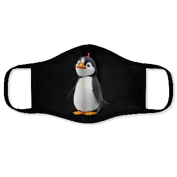 Discover Penguin birds animals design Face Masks