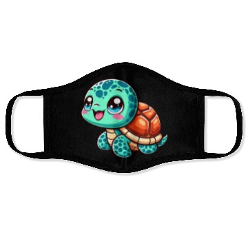 Discover Graceful Sea Turtle Serenity Face Masks