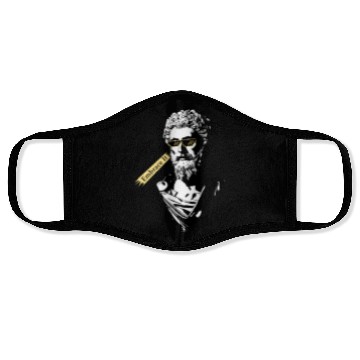Discover Embrace It Marcus Aurelius Funny Face Masks