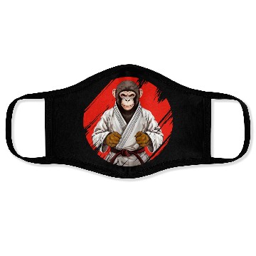 Discover Karate Judo Monkey Chimpanzee Martial arts Face Masks