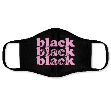 Discover Black Black Black History Month Face Masks