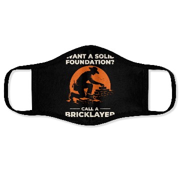 Discover Bricklayer Brick Mason Masonry Brickwork Builder Face Masks