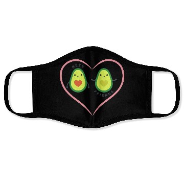 Discover Avocado best friends Face Masks
