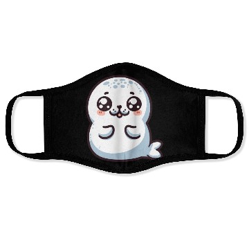 Discover Playful Seal Cartoon Face Masks