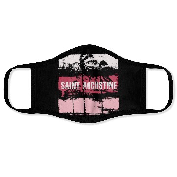Discover Saint Augustine Florida Vacation Souvenir Face Masks
