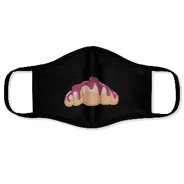 Discover Be My Croissant Doodle Face Masks