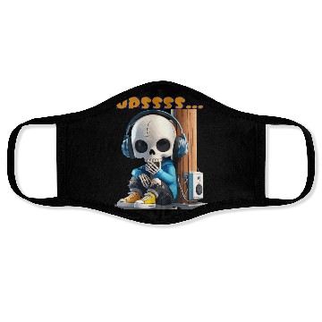 Discover Chillin’ Skeleton DJ Face Masks