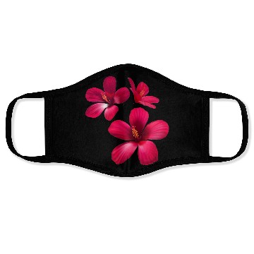Discover Art-Shpalery Flower tapet 3D computer Face Masks