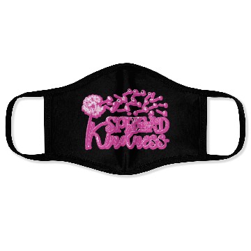 Discover spread kindness like snowflakes Face Masks