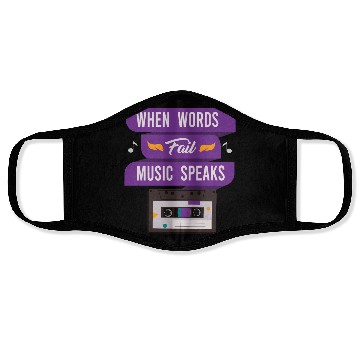 Discover When Words Fail Music Speaks Face Masks
