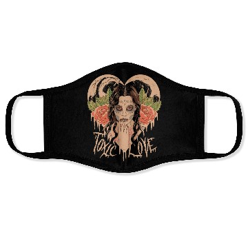 Discover Toxic Love Valentine Couple Gift Face Masks