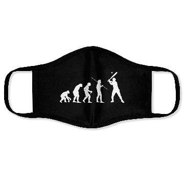 Discover Evolution Baseball on Sticker Face Masks