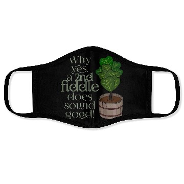 Discover 2nd fiddle... leaf fig Face Masks
