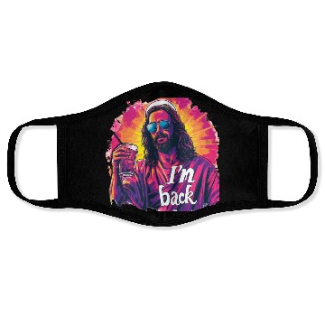 Discover Jesus Christ Easter I'm Back Party Face Masks