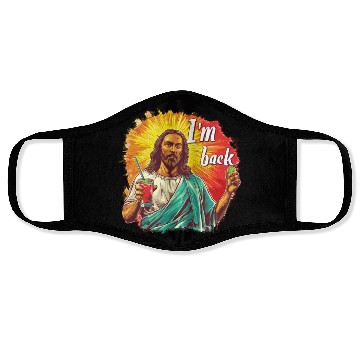 Discover Jesus Christ Easter I'm Back Party Face Masks