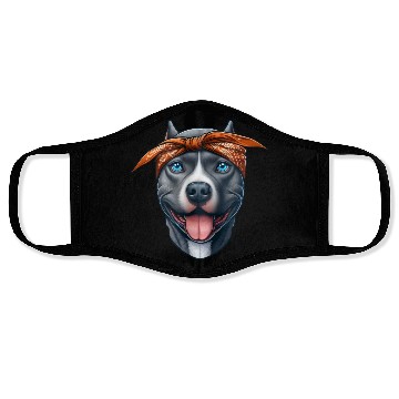 Discover Pitbull The Gangster Face Masks