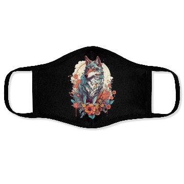 Discover Colorful Wolf Face Masks