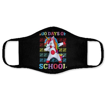 Discover 100 days of school Face Masks