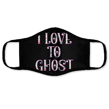 Discover I love to ghost Face Masks