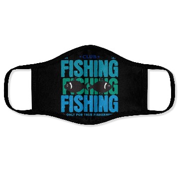 Discover Fishing Face Masks design,