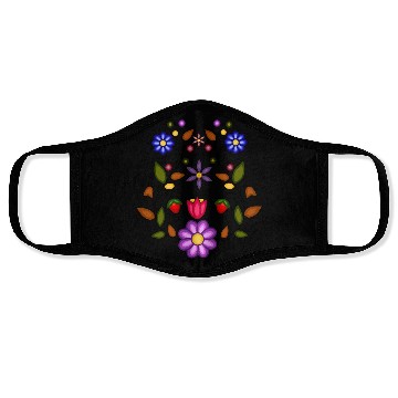 Discover Native Ojibwe Floral with Anishinaabe Flowers Face Masks