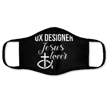 Discover UX Designer Jesus Lover Face Masks