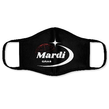 Discover Mardi Gras Celebration Face Masks, sublimate designs