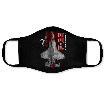 Discover Lockheed Martin F-35 Lightning II Face Masks