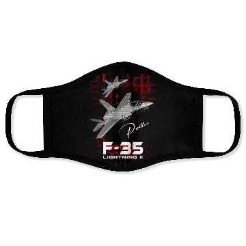 Discover Lockheed Martin F-35 Lightning II Face Masks