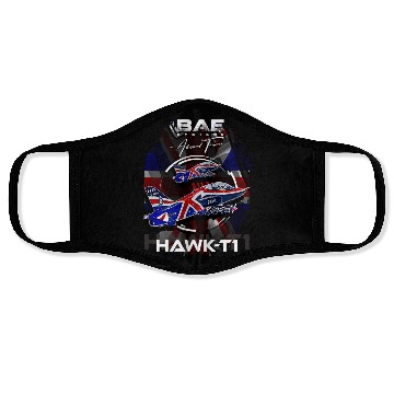 Discover BAE Systems Hawk-T1 RAF advanced trainer aircraft Face Masks