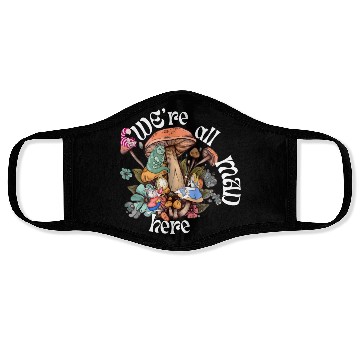 Discover We're all Mad Here - Alice in Wonderland inspired Face Masks