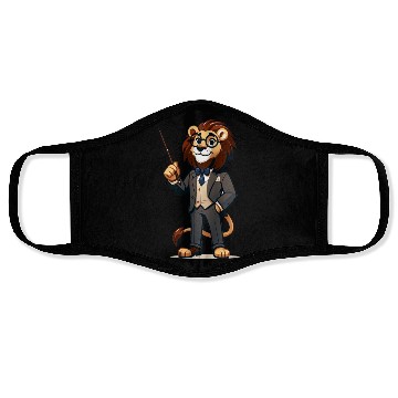 Discover Cute Lion Teacher Face Masks