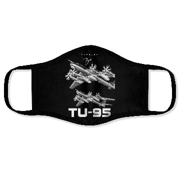 Discover Tupolev TU-95 Heavy Russian Bomber Aircraft Face Masks