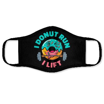 Discover Fitness Donut Donut Gym Face Masks