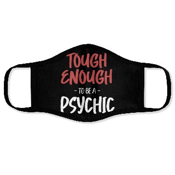 Discover Tough Enough To Be A Psychic Celestial Card Face Masks