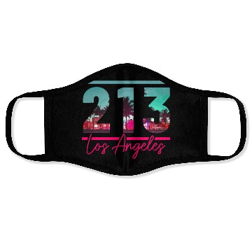 Discover Los Angeles California LA Gift Face Masks