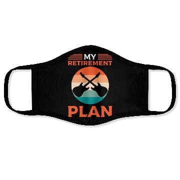Discover My Retirement Plan Guitar Tech Face Masks