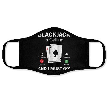 Discover Blackjack Gambling 21 Blackjack Face Masks