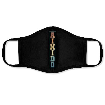 Discover Aikido elegant Martial Arts Training Face Masks