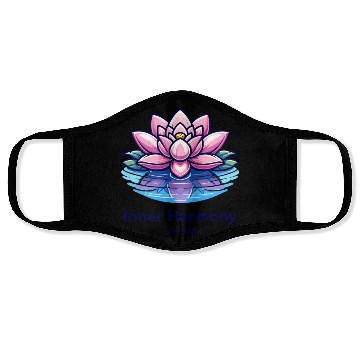 Discover nner Harmony Lotus - Serene Water & Flower Design Face Masks