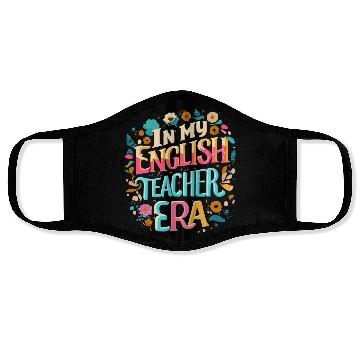 Discover English teacher Face Masks