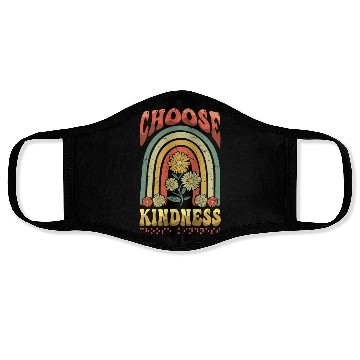 Discover Choose Kindness Braille Alphabet Braille Retro Face Masks