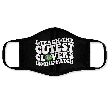 Discover I Teach The Cutest Clovers In The Patch Disco Ball Face Masks