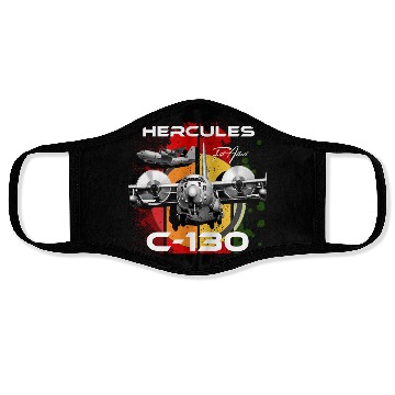Discover C-130 Hercules Military Aircraft Face Masks
