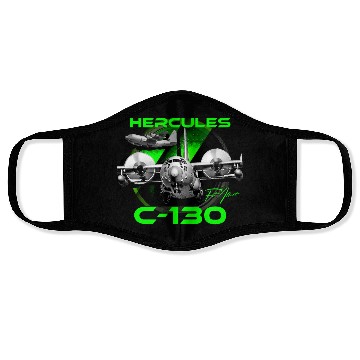 Discover C-130 Hercules Military Aircraft Face Masks